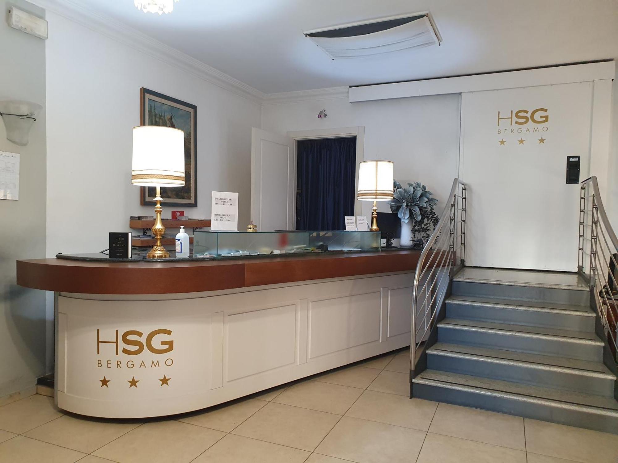 Hotel San Giorgio แบร์กาโม ภายนอก รูปภาพ